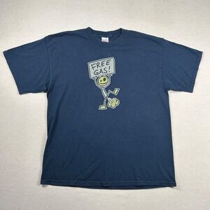 Vintage Tennessee River Fart Shirt Mens XL Free Gas Funny Gag Joke Flatulant Y2K